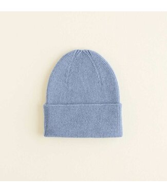 hvid Beanie Fronzie Light Blue