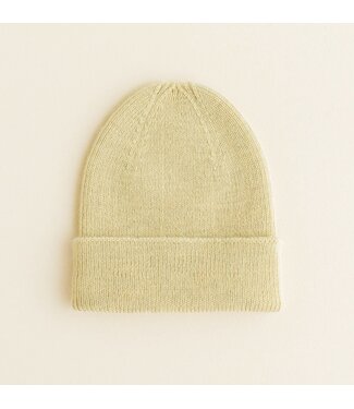 hvid Beanie Fronzie Light Yellow