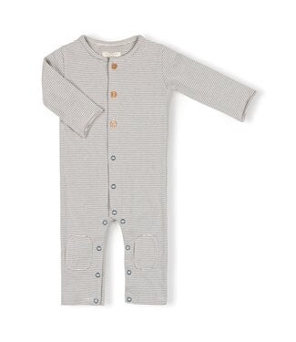 Nixnut Butt Onesie Storm Stripe