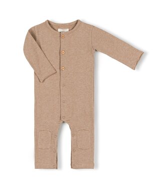 Nixnut Butt Onesie Pebble