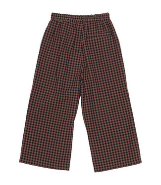brunobruno nation Francis Seersucker Pants | Marron Plum Check