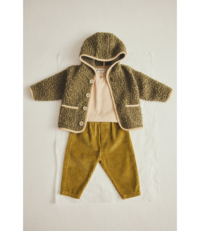 Brushed soft knit baby sweater