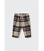 Warm plaid flannel baby pants