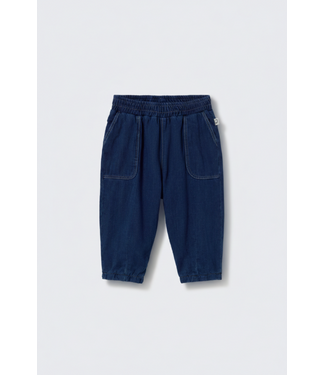 Cozmo Herringbone twill denim baby pants
