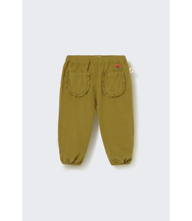 Tender corduroy baby pants pockets