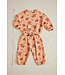 Quilted floral print baby pants