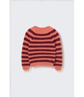 Cozmo Light tricot knit striped baby sweater