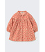Floral fine wale corduroy baby dress