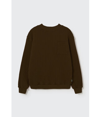 Cozmo Quilted cotton sweatshirt