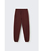 Washed brushed fleece pants