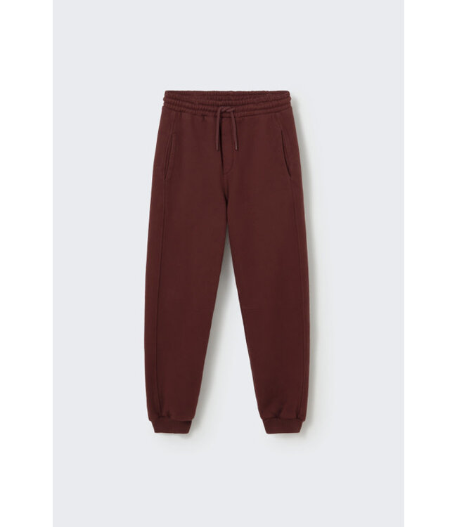Washed brushed fleece pants
