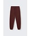 Washed brushed fleece pants