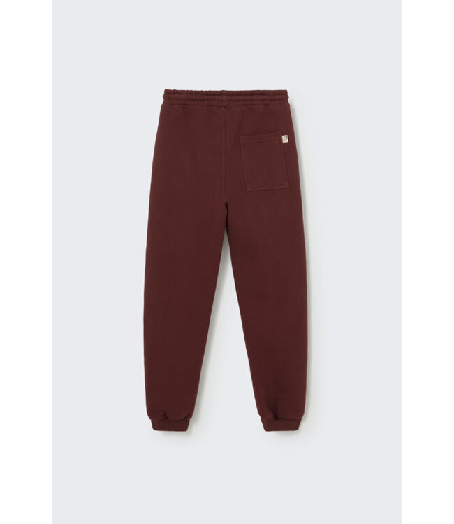 Washed brushed fleece pants