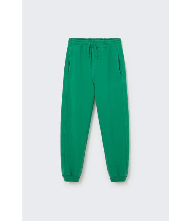 Washed brushed fleece pants