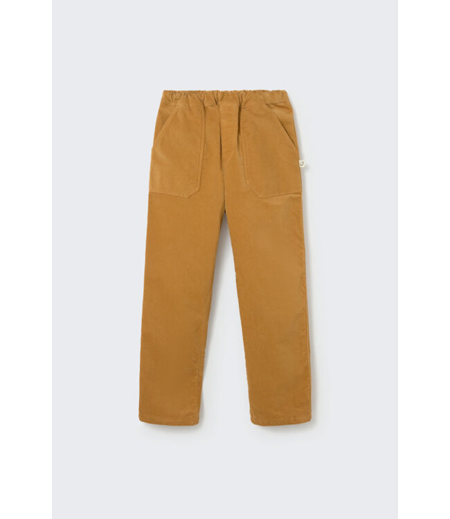 Fine diagonal corduroy pants