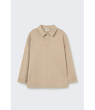 Cozmo Brushed soft knit ruffle sweater