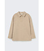 Brushed soft knit ruffle sweater