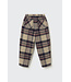 Warm plaid flannel pants
