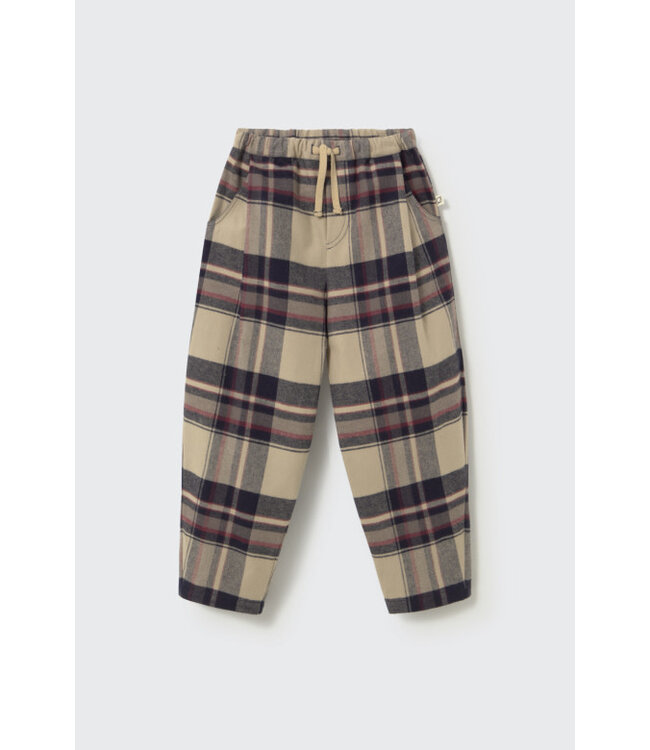 Warm plaid flannel pants