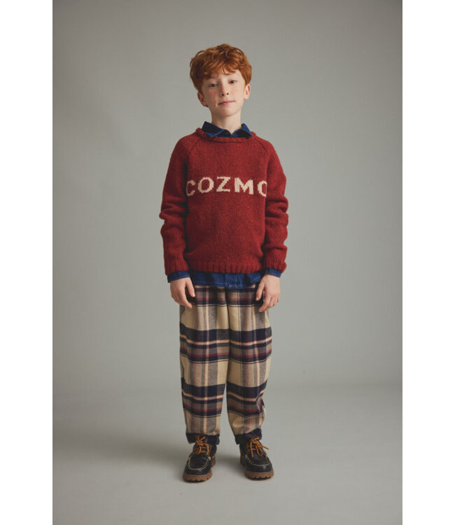 Warm plaid flannel pants