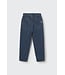 Washed color denim pants