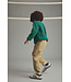 Light tricot knit striped sweater