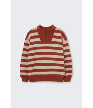 Cozmo Striped brushed soft knit sweater