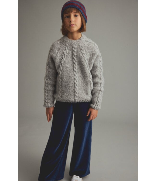 Velour knit pants
