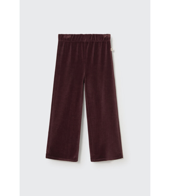 Velour knit pants