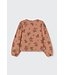 Cross stitch floral flannel blouse