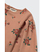 Cross stitch floral flannel blouse