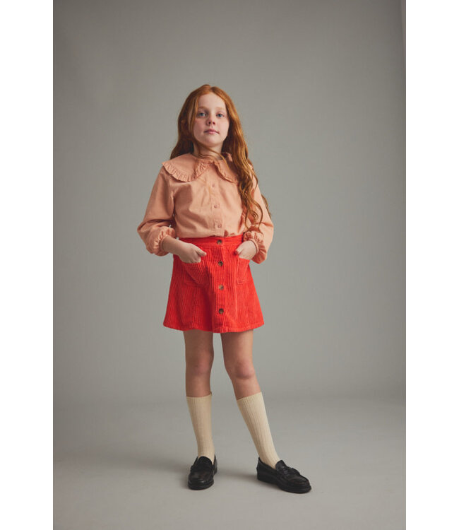 Wide wale corduroy skirt
