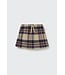 Warm plaid flannel skirt