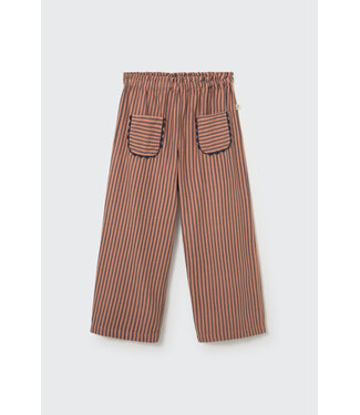 Cozmo Striped soft twill wide-leg pants