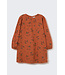 Cross stitch floral flannel dress