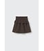Textured plaid check  skirt