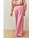 Straight Pants with Slit | Bubblegum