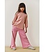 Straight Pants with Slit | Bubblegum