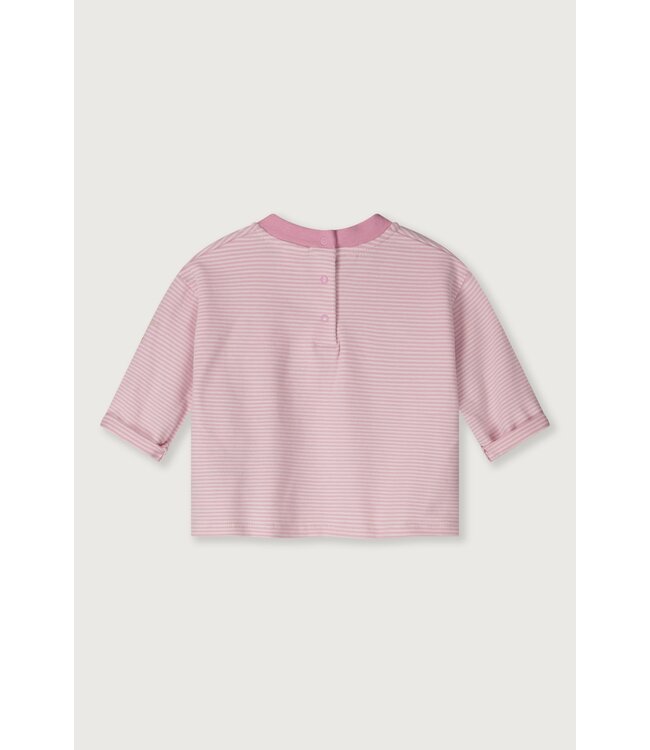 Baby L/S Pocket Tee | Bubblegum Cream
