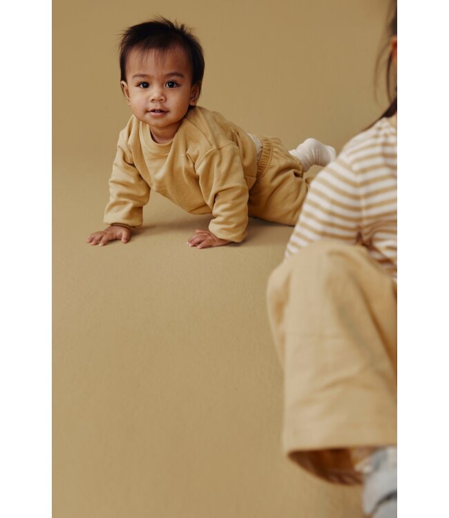 Baby Dropped Shoulder Sweater | Cookie
