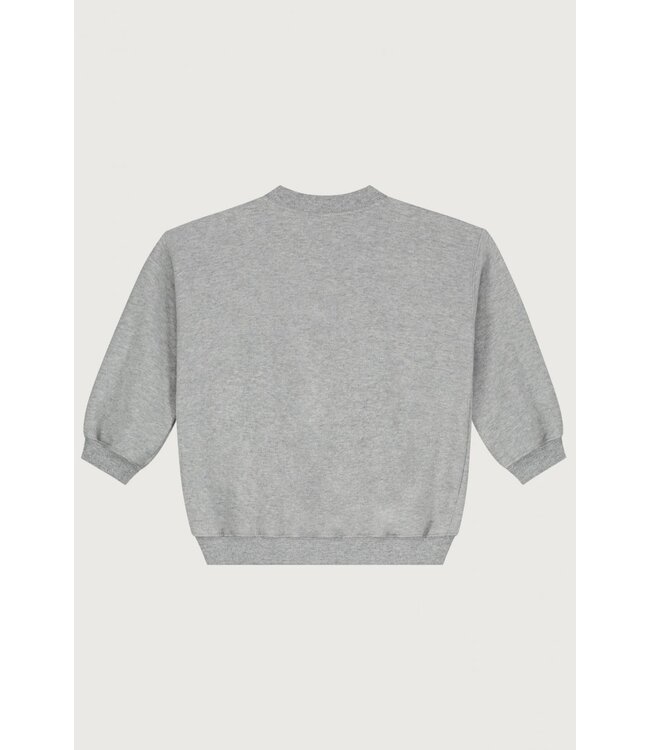 Baby Dropped Shoulder Sweater | Gray Melange