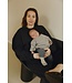 Baby Dropped Shoulder Sweater | Gray Melange