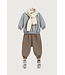 Baby Dropped Shoulder Sweater | Gray Melange