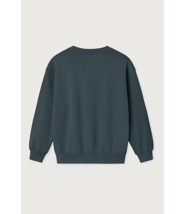 Dropped Shoulder Sweater | Blue Gray