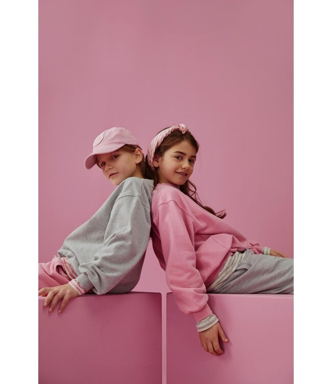Dropped Shoulder Sweater | Bubblegum