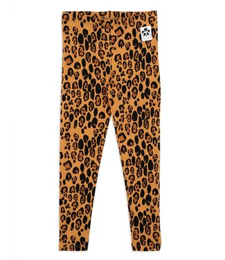 Mini Rodini Basic leopard leggings | Beige