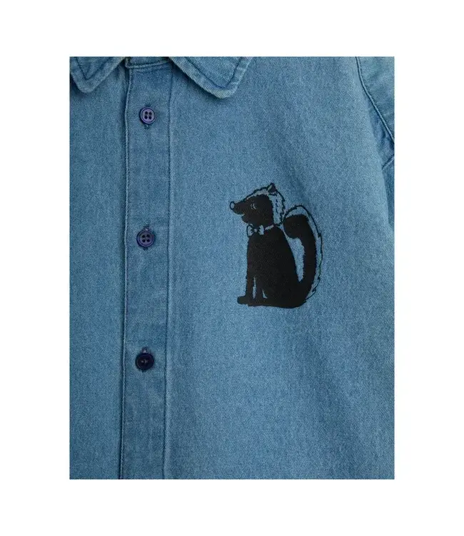 LW denim skunk sp ls shirt | Blue