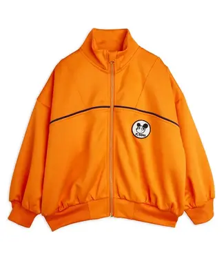 Mini Rodini Ritzratz patch tracksuit jacket | Orange