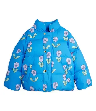 Mini Rodini Violas aop citypuffer | Blue