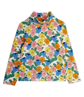 Mini Rodini Violas aop turtleneck | Multi